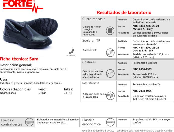 zapato para dotacion servicios generales