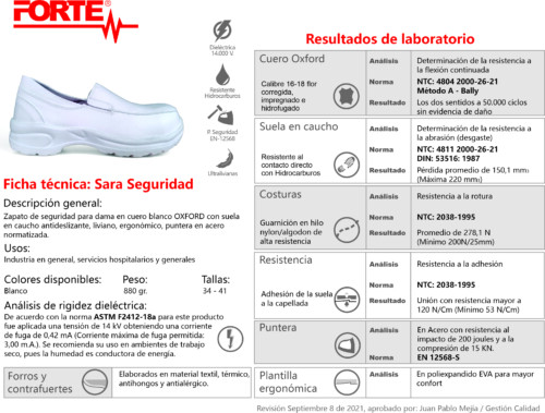 zapatos de seguridad con puntera