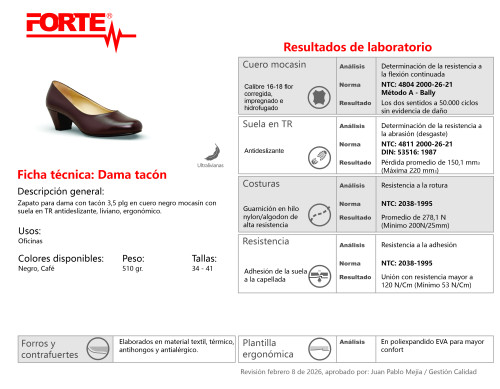 zapatos para dama con tacon calzado para dotacion