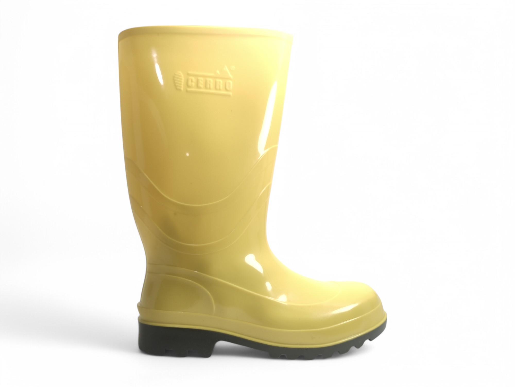 bota de caucho amarilla con puntera bota pvc dotaciones calzado industrial botas de seguridad